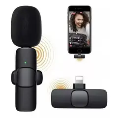 GENERICO - MICROFON0 INALAMBRICO SOLAPERO K9 TIPO IPHONE