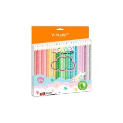 Y PLUS - Lápices De Colores Star Pastel (Estuche X 24)