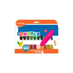 Y PLUS - Crayones Peanut Clásicos Estuche X 24
