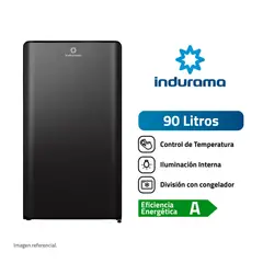 INDURAMA - Frigobar Negro RI-109N