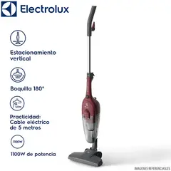 ELECTROLUX - Aspiradora Vertical 1100 W con Cable Power Speed ROJO STK13