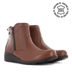 ECCO - Botas Confort Mujer Flexxi04 Cobre Cuero