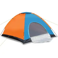 NO LOGO - Carpa Camping De 3 Personas Manual Para Todas Las Estaciones