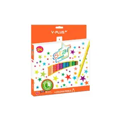 Y PLUS - Lápices De Colores Star (Estuche X 24)