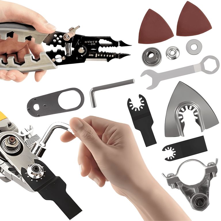 Combo de Precisión Alicate + Adaptador Multifuncional