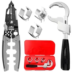 ROSH - Kit de Herramientas Premium Alicate + Llave de Gasfitería