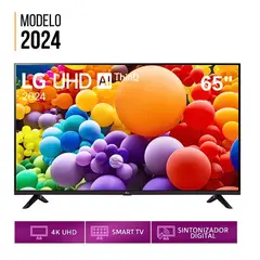 LG - Televisor 65 Pulg. LED Smart TV 4K UHD con Thinq AI 65UT7300PSA l Control Magic