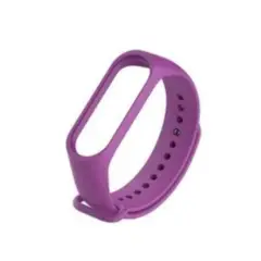 GENERICO - Correa de Silicona para Xiaomi Smart Band 4 Morado