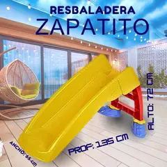 GENERICO - Juego Didactico Resbaladero Zapatito RojoAmarillo