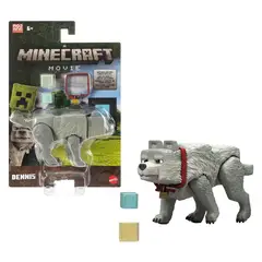 MINECRAFT - La pelicula figuras de acción de Dennis El lobo