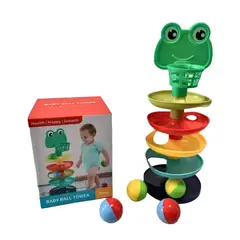 GENERICO - Juguete Torre De Pelotas Sonajeras Didactico Para Bebes