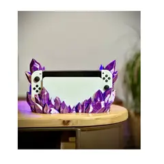 GENERICO - Soporte NINTENDO SWITCH CRYSTAL DOCK - VERSIÓN CLÁSICA