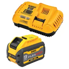 DEWALT - BATERIA 20V Y 60V 9A Cargador Rápido 20V 8A COMBO FLEXVOLT