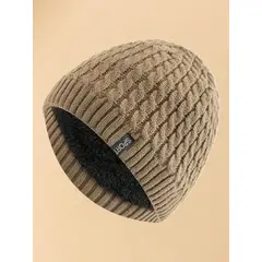 KAST PE - Beanie Gorro Nordic Unisex Trenzado - Khaki