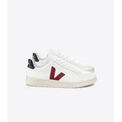 VEJA - Zapatilla v-12 marsala nautico hombre Blanco