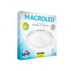 GENERICO - Panel Plafon Luz Calida 18W 1620Lm