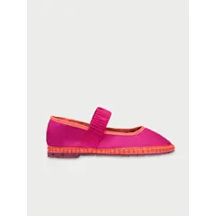 FLABELUS - Ballerinas Mafalda Seda Fuchsia Rosa