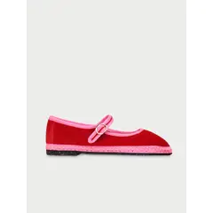 FLABELUS - Ballerinas Mary Jane Aurelie Rojo