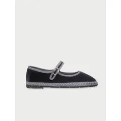 FLABELUS - Ballerinas Mary Jane Blanca Gris