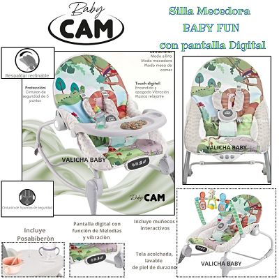 SILLA MECEDORA MULTIFUNCIONAL VERDE + OBSEQUIO PLATO Y 1 BOLSA DE LEGOS