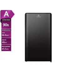INDURAMA - Frigobar Negro Defrost 90Lt Negro RI-109N