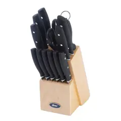 OSTER - Juego de Cuchillos Collister en Acero Inoxidable – 15 Piezas