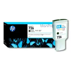 HP - Cartucho de Tinta 726 Negro Mate CH575A Original