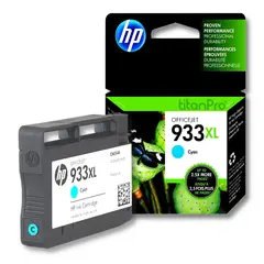 HP - Cartucho de Tinta 933XL Cyan CN054AL Original