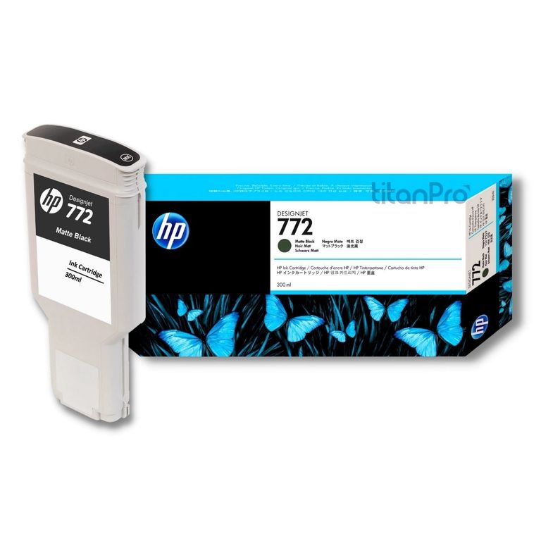 Cartucho de Tinta 772 Negro Mate CN635A Original