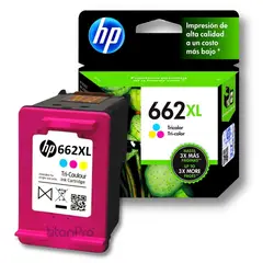 HP - Cartucho de Tinta 662XL Tricolor CZ106AL Original