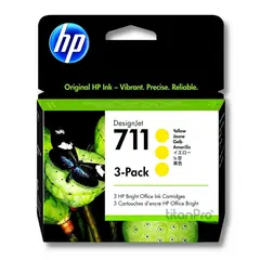HP - Cartucho de Tinta 711 Amarillo CZ136A Original