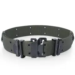 GENERICO - Correa Cinturón táctico ajustable 110cm-130cm - VERDE