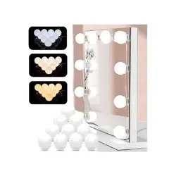 GENERICO - 10 Focos Led Usb Luces Para Espejo De Maquillaje