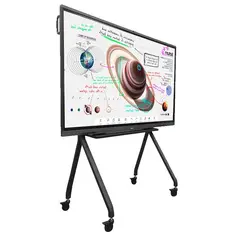 TEROS - Rack portátil TE-9010S para pantalla táctil de 75 a 86 negro