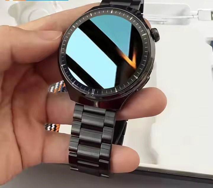 SMARTWATCH WATCH 4 PRO SUIT, DOBLE RELOJ, VIENE CON 7 CORREAS NEGRO.I70