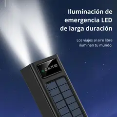 SUPER - Power Bank Solar 4 en 1 40000mAh 40W