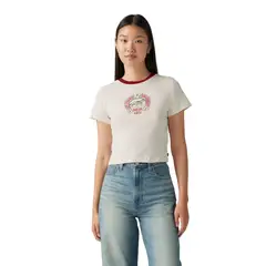 LEVIS - Polo Mujer Gr Essential Sporty Tee Beige