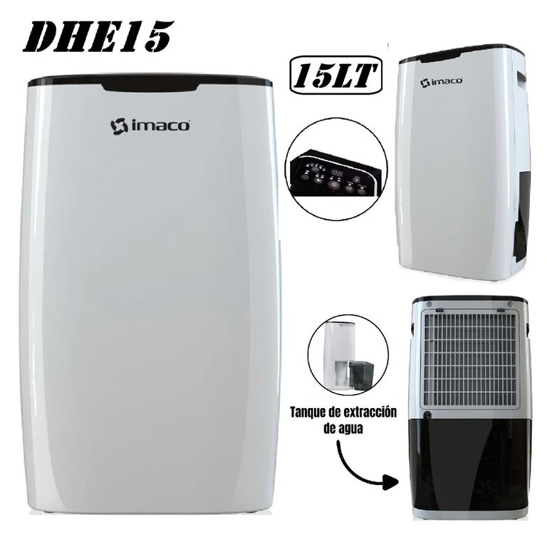 Deshumedecedor Digital 16 Litros DHE15 -Blanco