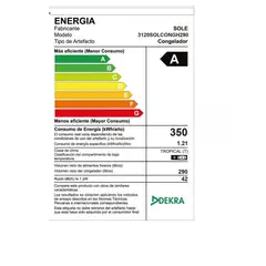 SOLE - CONGELADORA HORIZONTAL 290L - Gris