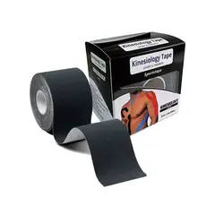 GENERICO - CINTA KINESIOLÓGICA TAPE 5CM X 5M NEGRO