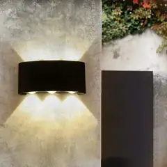 GENERICO - Aplique Black Box 3 Luces Luz Cálida