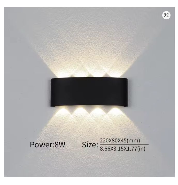 Aplique Black Box 4 Luces Luz Cálida