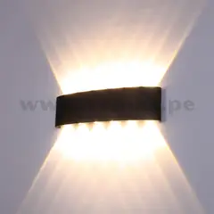 GENERICO - Aplique Black Box 6 Luces Luz Cálida