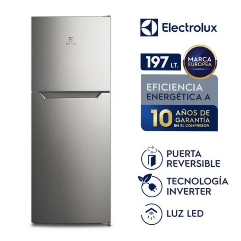 Refrigerador No Frost Top Mount 197 Litros ERT23F2P4AS - Gris