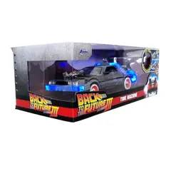 JADA TOYS - Delorean Volver Al Futuro 3 Auto Colección Con Luz Jada