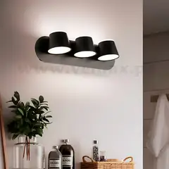 GENERICO - Aplique Black Box Rian-3 Luz Cálida