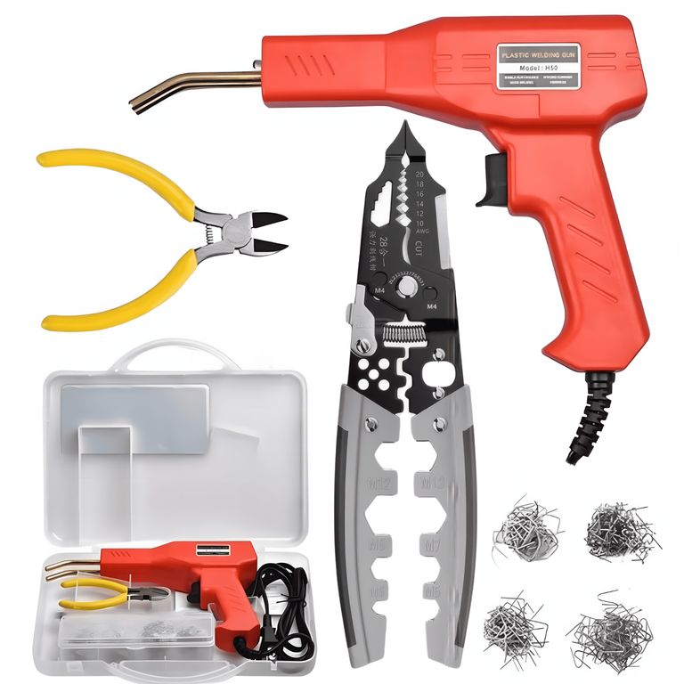 Dúo Infaltable Alicate Multifuncional + Soldador de Plástico