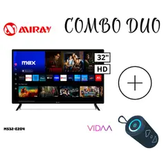 MIRAY - TELEVISOR 32 SMART TV VIDAA HD LED - MS32-E204 + PARLANTE PORTATIL NEX