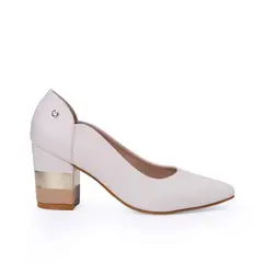 Piazza - Zapato Stiletto Casual DON-2536 Hueso