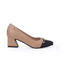 Piazza - Zapato Stiletto Casual DON-2539 BeigeNegro